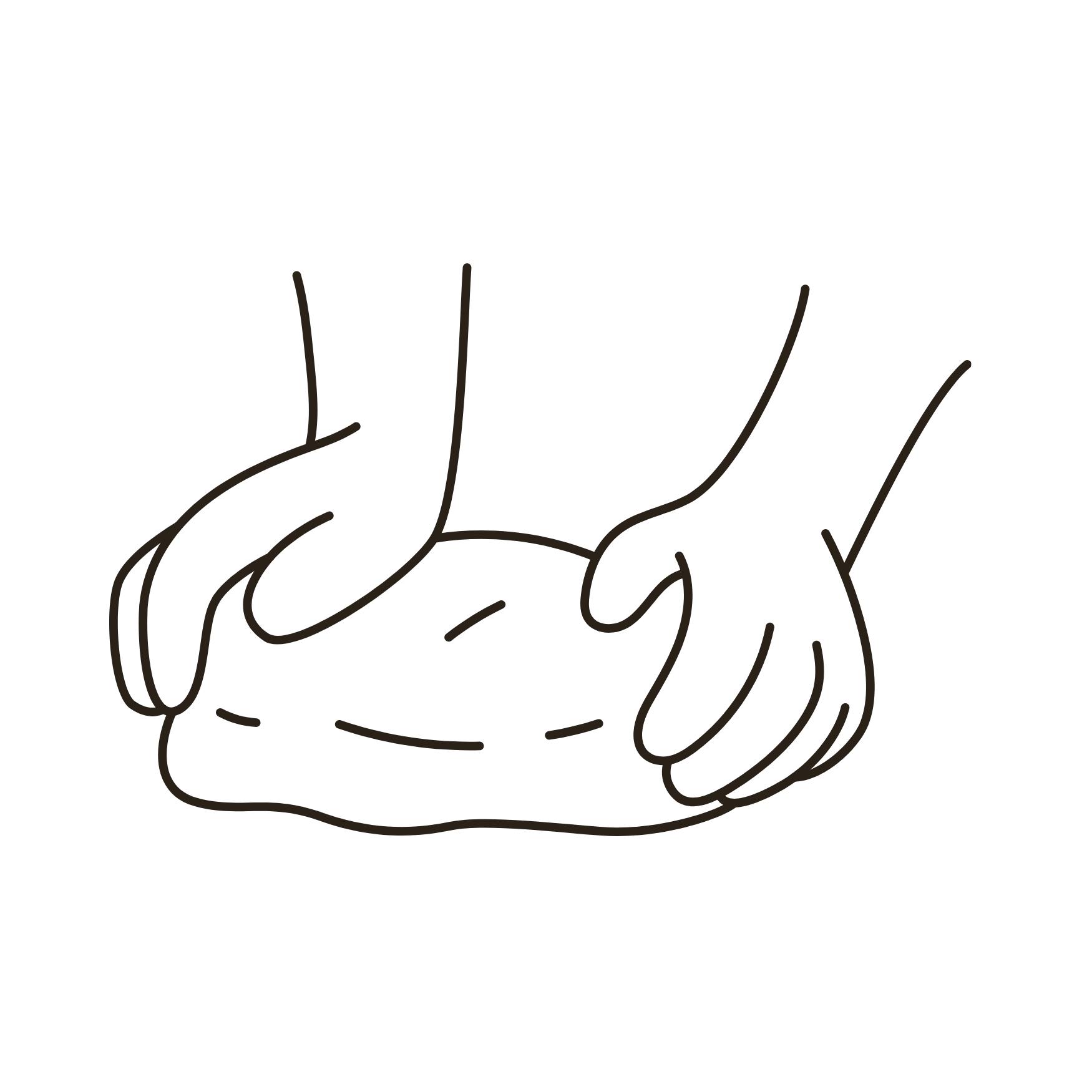 Homemade food and own production icon